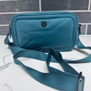 lululemon athletica green Crossbody Bag